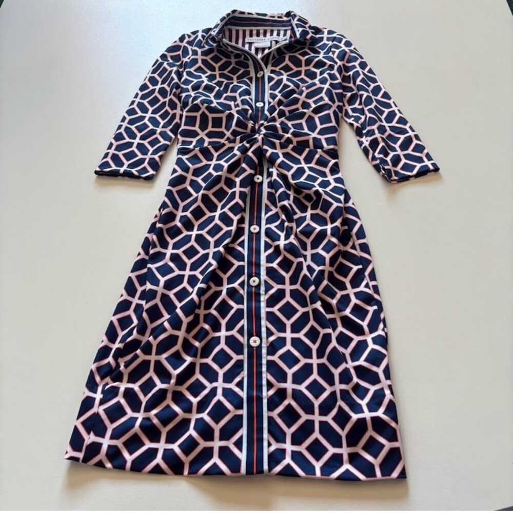 Gretchen Scott Twist & Shout Dress, Stretch Jersey Feel, Size XL - Picture 2 of 5